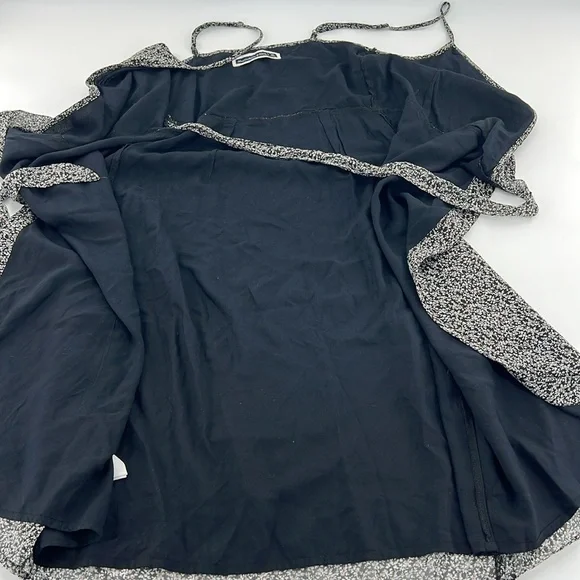 Abercrombie & Fitch Charcoal Floral Midi Dress - Picture 9 of 10